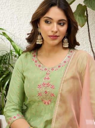  Anarkali Kurta with Pant   Dupatta Suits  Festive Ethnic Set