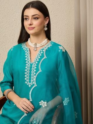 rama Viscose Rayon Kurta with Trousers   Dupatta Suits