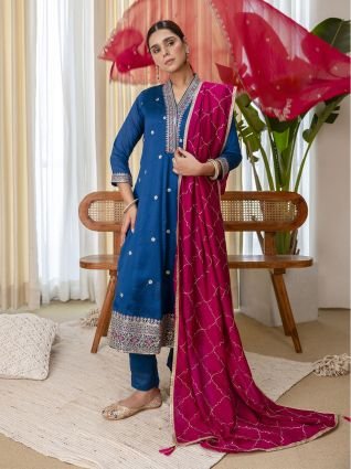Special Designer Kurta Pant Set with Elegant Dupatta