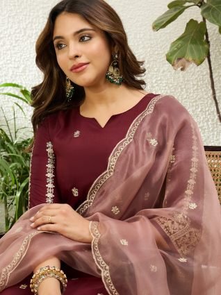 Women Anarkali Kurta with Pant   Dupatta Suits  Festive Ethnic Set