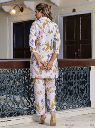 Women Cotton Blend Kurta Pant  Set