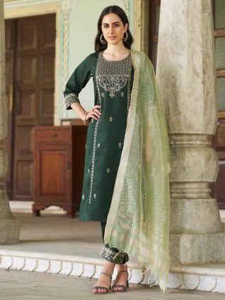  Women Kurta and Pant Sest Viscose Rayon