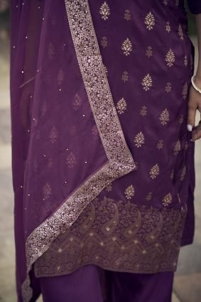 Women Kurta and Pant Sets Dupatta Viscose Rayon Silk Blend with Handwork