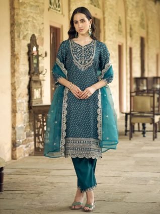 Women Kurta and Pant Sets Muslin Print Fabric