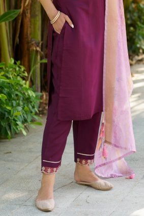 Women Kurta and Pant Viscose Rayon Fabric