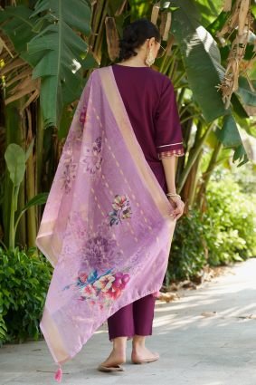 Women Kurta and Pant Viscose Rayon Fabric