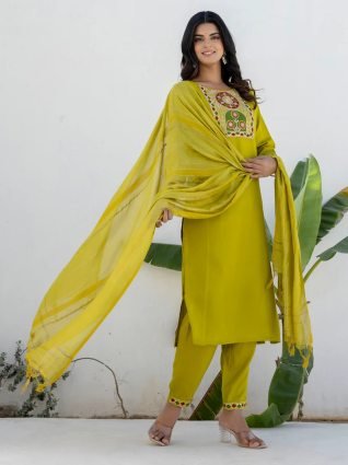 Women Kurta and Trousers Pant Sets Cotton Blend
