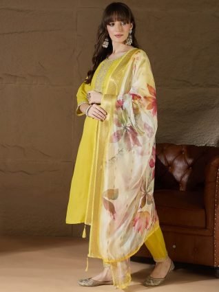 Women Kurta and Trousers Pant Sets Cotton Blend